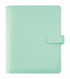 Kalendárium, gyűrűs, betétlapokkal, A5 méret, FILOFAX "Saffiano", menta